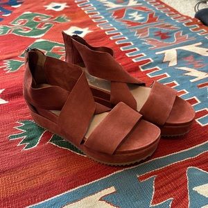 Eileen Fisher Elon Suede Sandals
